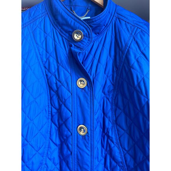 Charter Club Blue and Gold Button Jacket Size L - Picture 4 of 8